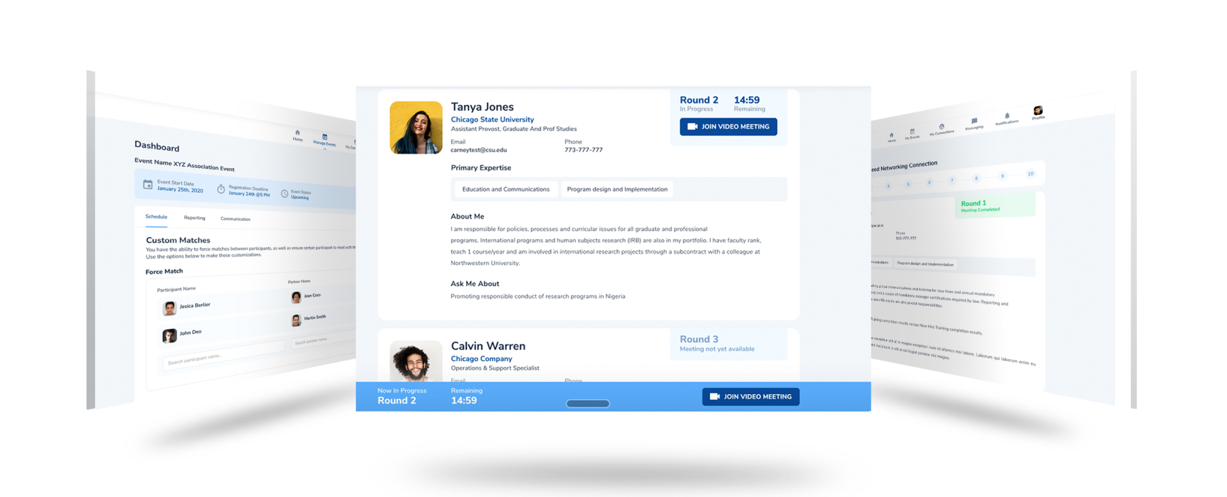 Web platform for business networking