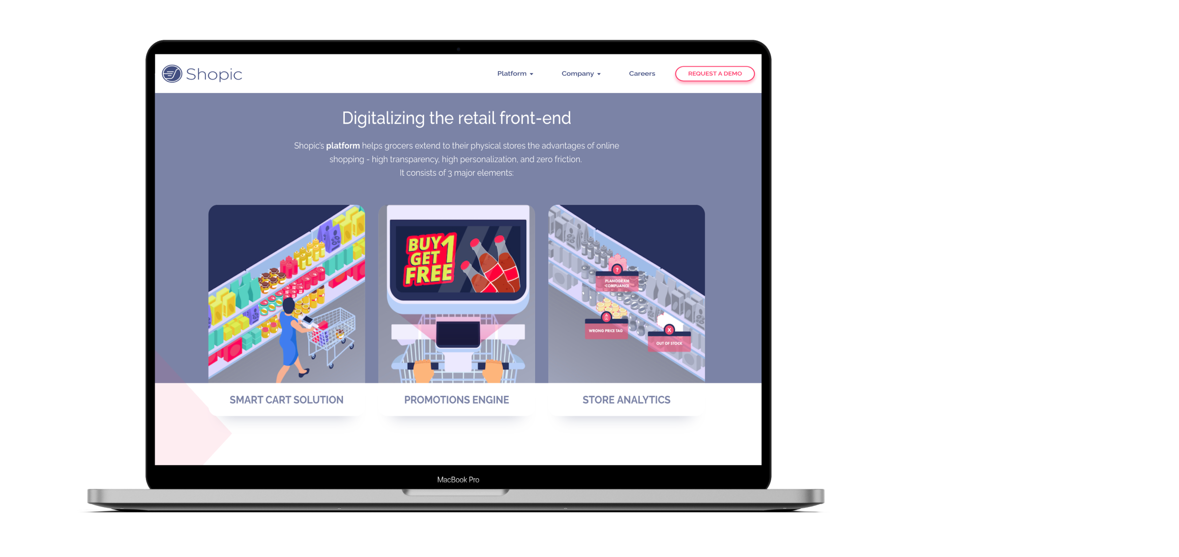 UI/UX design for AI supermarket app