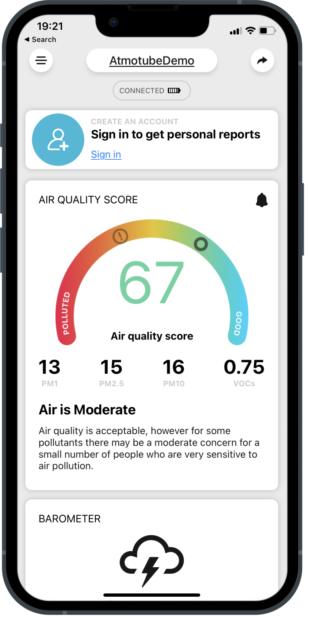 AtmoCube - IoT solution for complex air quality monitoring