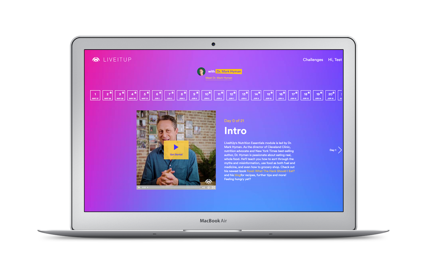 Web application for an online-school
