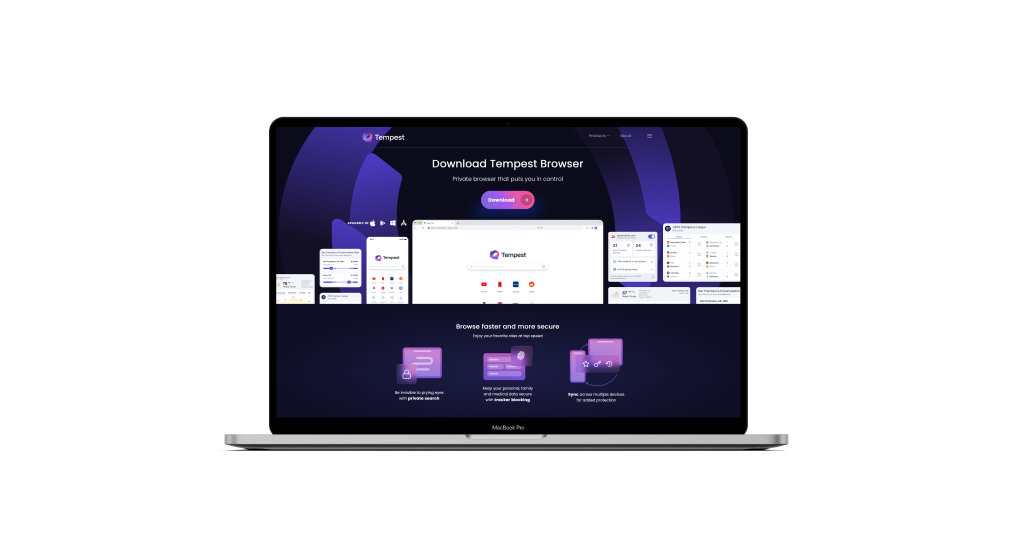 Private web and mobile browser