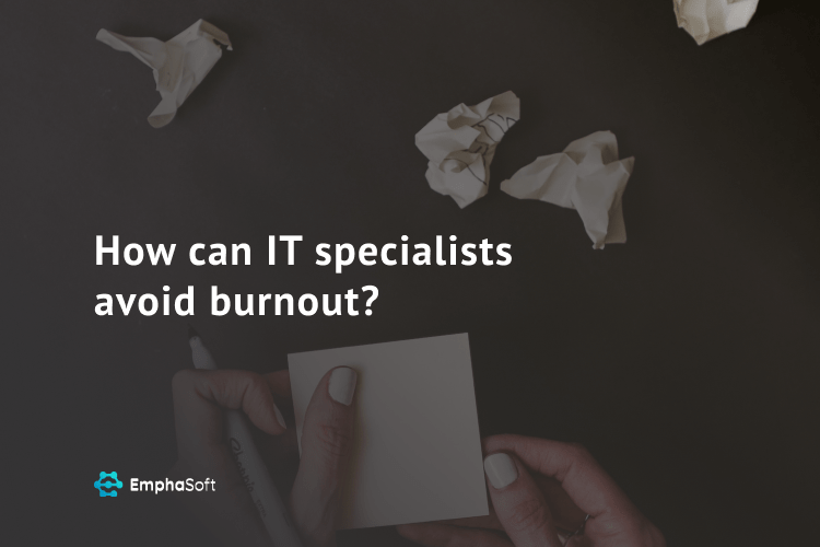 How can IT specialists avoid burnout?